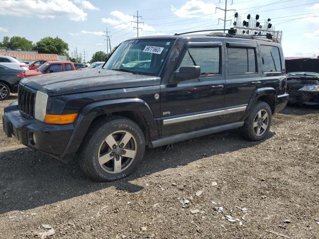 1J8HG48K86C335051 - 2006 JEEP COMMANDER BLACK photo 1