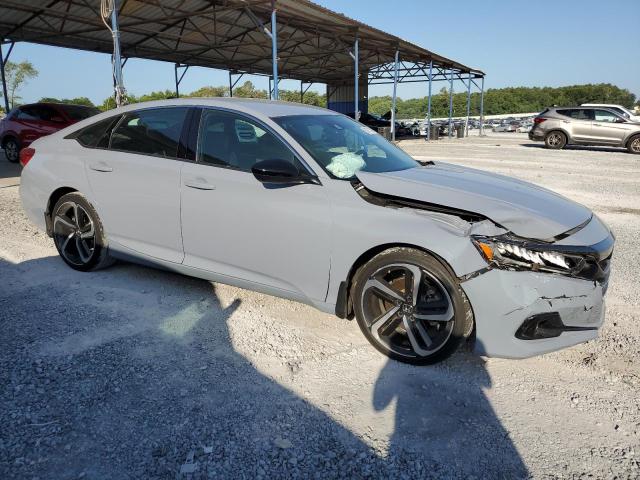 1HGCV1F38MA107773 - 2021 HONDA ACCORD SPORT GRAY photo 4