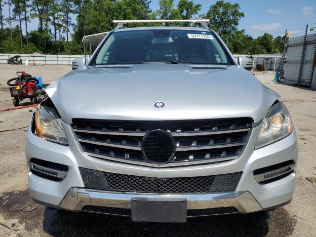 4JGDA5HBXDA166961 - 2013 MERCEDES-BENZ ML 350 4MATIC SILVER photo 5