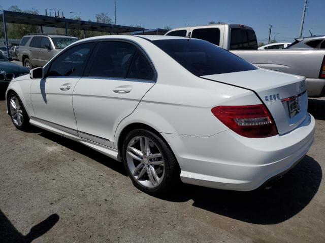 WDDGF4HB5EG248856 - 2014 MERCEDES-BENZ C 250 WHITE photo 2