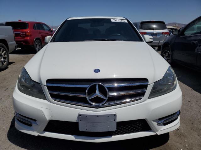 WDDGF4HB5EG248856 - 2014 MERCEDES-BENZ C 250 WHITE photo 5