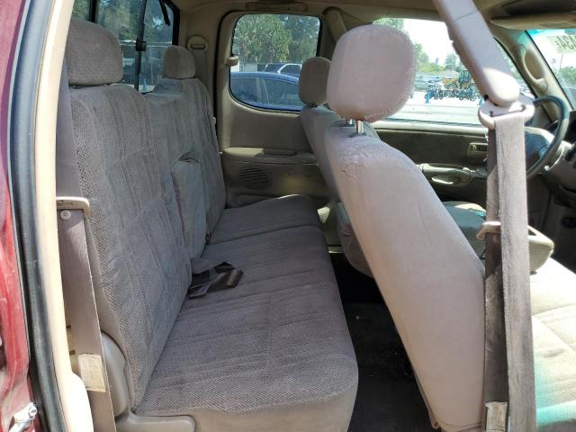 5TBRT34161S176805 - 2001 TOYOTA TUNDRA ACCESS CAB წითელი ფოტო 10
