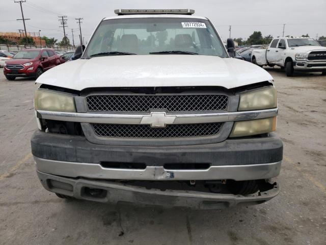 1GCHC24U64E380568 - 2004 CHEVROLET SILVERADO C2500 HEAVY DUTY WHITE photo 5