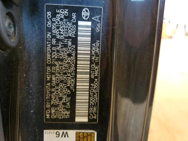 JTKDE167890284674 - 2009 TOYOTA SCION TC 黑色 照片 13