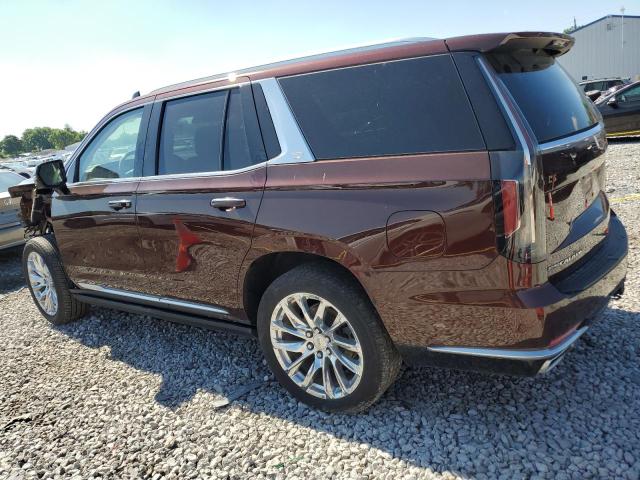 1GYS4DKL5NR140781 - 2022 CADILLAC ESCALADE PREMIUM LUXURY PLATINUM BURGUNDY photo 2