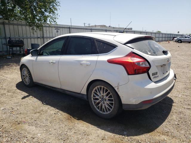 1FADP3N23EL175489 - 2014 FORD FOCUS TITANIUM WHITE photo 2