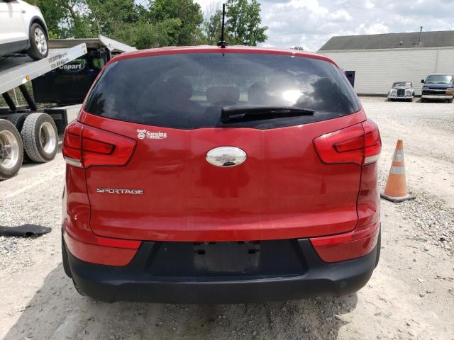 KNDPB3AC2E7618471 - 2014 KIA SPORTAGE BASE RED photo 6