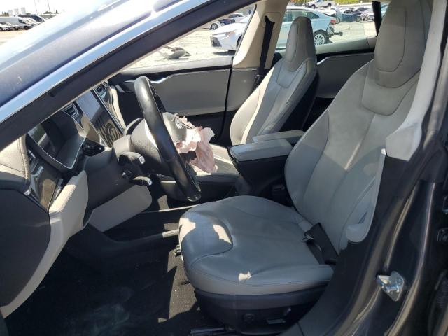 5YJSA1H12EFP49805 - 2014 TESLA MODEL S 蓝色 照片 7