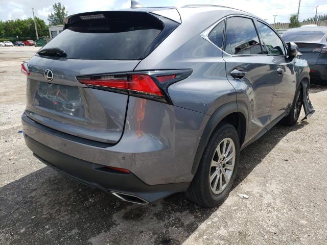 JTJYARBZXK2136611 - 2019 LEXUS NX 300 BASE ნაცრისფერი ფოტო 3