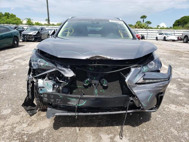 JTJYARBZXK2136611 - 2019 LEXUS NX 300 BASE ნაცრისფერი ფოტო 5