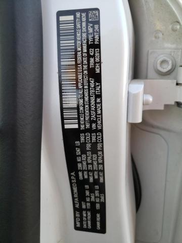 ZASFAKNN8J7B74647 - 2018 ALFA ROMEO STELVIO TI SPORT WHITE photo 14