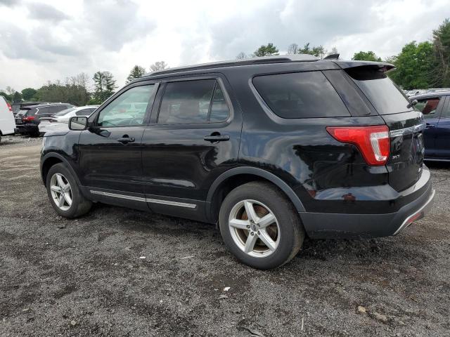 1FM5K8D80HGA30774 - 2017 FORD EXPLORER XLT BLACK photo 2