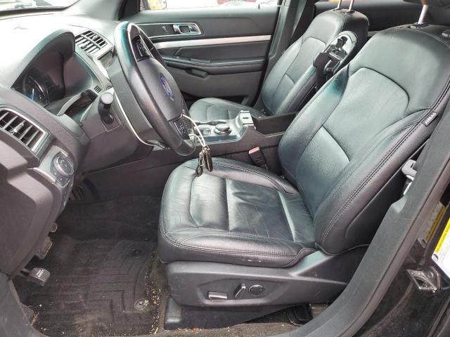 1FM5K8D80HGA30774 - 2017 FORD EXPLORER XLT BLACK photo 7