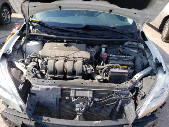 3N1AB7APXFL657079 - 2015 NISSAN SENTRA S WHITE photo 11