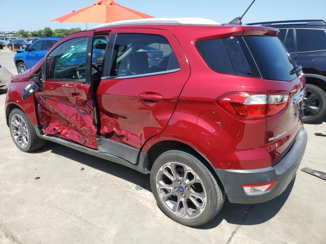 MAJ3S2KE0KC297998 - 2019 FORD ECOSPORT TITANIUM RED photo 2