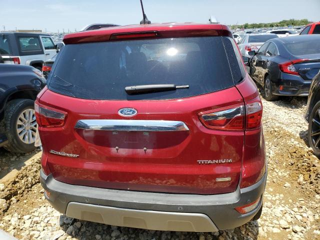 MAJ3S2KE0KC297998 - 2019 FORD ECOSPORT TITANIUM RED photo 6