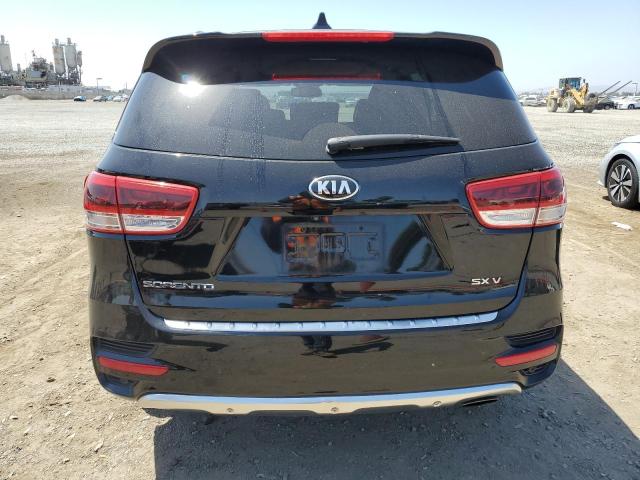 5XYPKDA59GG151174 - 2016 KIA SORENTO SX BLACK photo 6