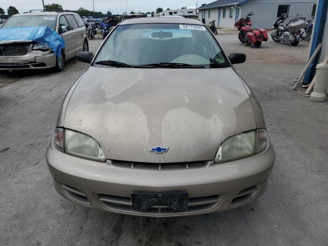 1G1JC524117402085 - 2001 CHEVROLET CAVALIER BASE GOLD photo 5