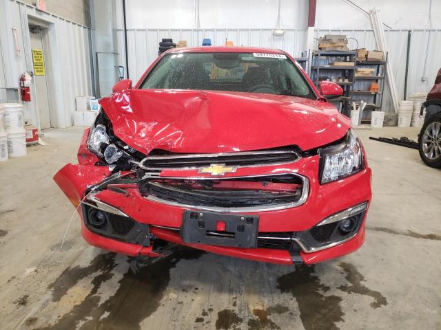 1G1PE5SBXG7139638 - 2016 CHEVROLET CRUZE LIMI LT RED photo 5