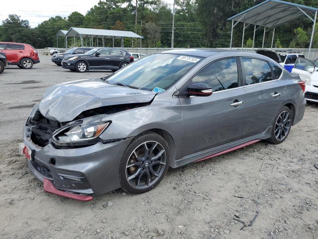 3N1CB7AP1HY284738 - 2017 NISSAN SENTRA SR TURBO GRAY photo 1