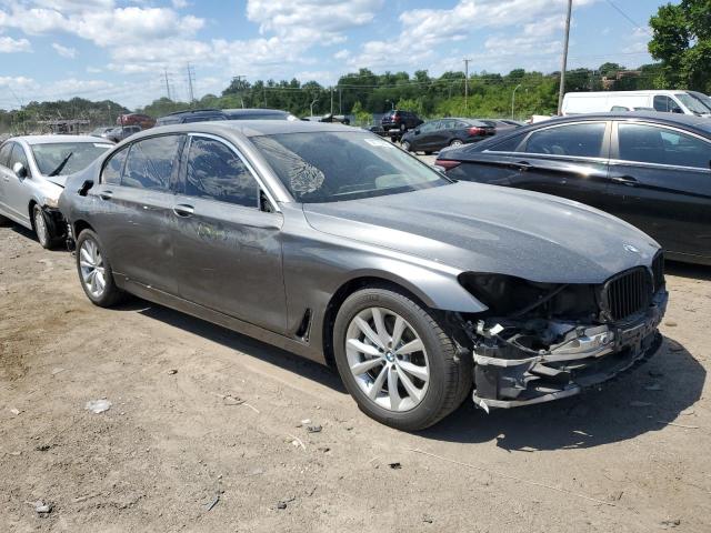 WBA7E4C57HGU99698 - 2017 BMW 740 XI GRAY photo 4