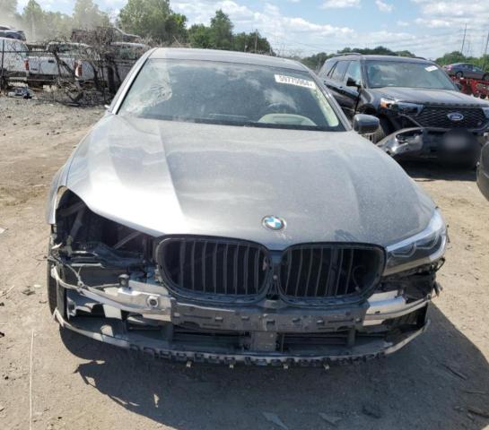 WBA7E4C57HGU99698 - 2017 BMW 740 XI GRAY photo 5