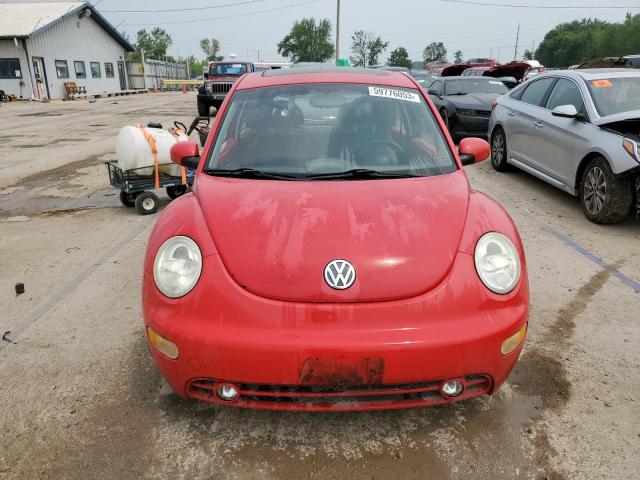 3VWED21C91M475155 - 2001 VOLKSWAGEN NEW BEETLE GLS SPORT RED photo 5