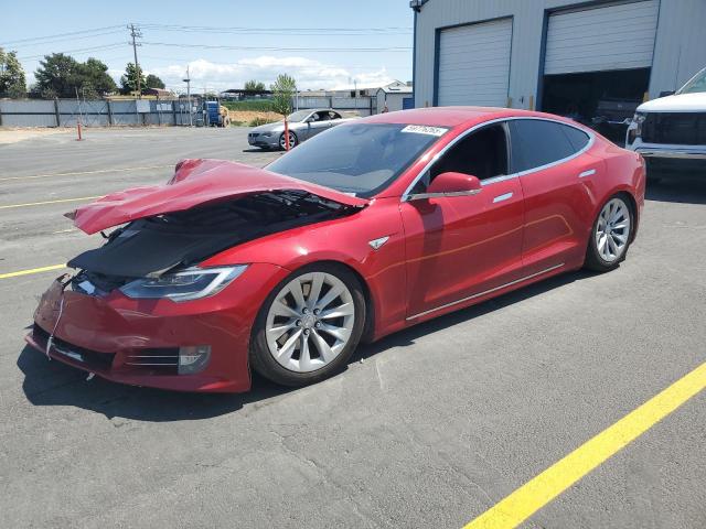 5YJSA1E26GF150180 - 2016 TESLA MODEL S RED photo 1