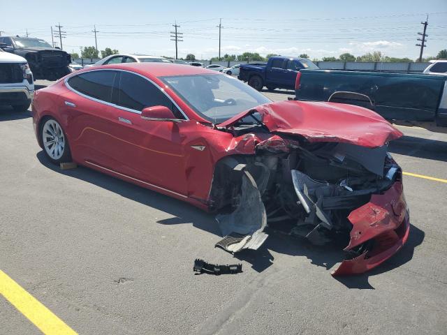 5YJSA1E26GF150180 - 2016 TESLA MODEL S RED photo 4