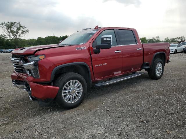 1GC4YREY4MF235114 - 2021 CHEVROLET SILVERADO K2500 HIGH COUNTRY RED photo 1