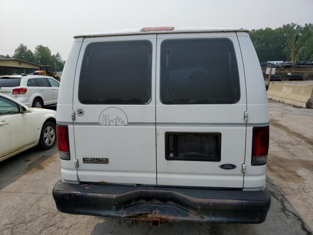 1FTNE24W28DA45401 - 2008 FORD ECONOLINE E250 VAN WHITE photo 6