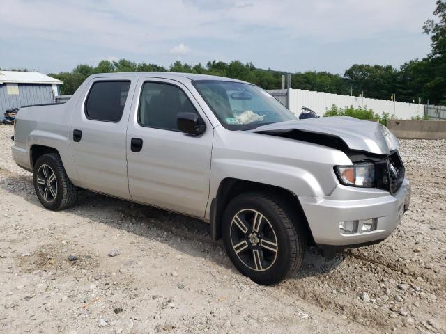 5FPYK1F76EB002732 - 2014 HONDA RIDGELINE SPORT SILVER photo 4