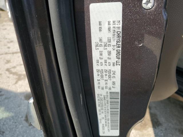 2C4RC1CG2FR521202 - 2015 CHRYSLER TOWN & COU TOURING L GRAY photo 13