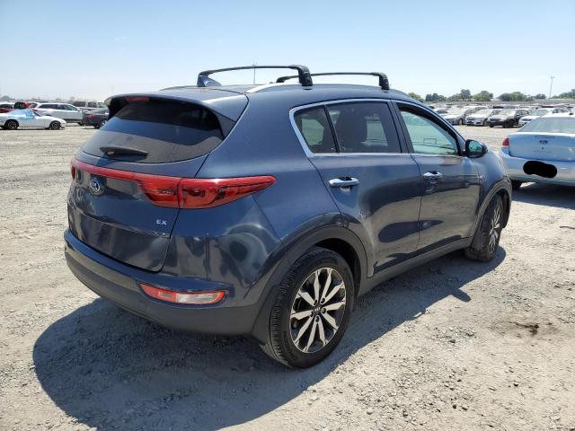 KNDPN3AC2H7237537 - 2017 KIA SPORTAGE EX BLUE photo 3