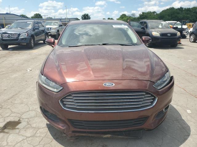 3FA6P0H73FR301013 - 2015 FORD FUSION SE BURGUNDY photo 5