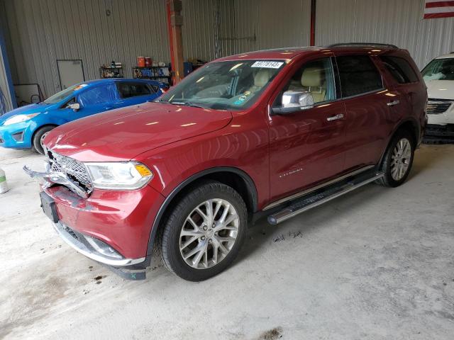 1C4RDJEG1EC468798 - 2014 DODGE DURANGO CITADEL MAROON photo 1