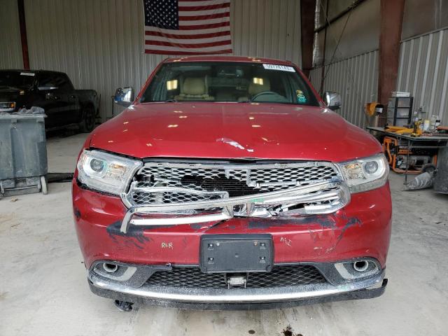 1C4RDJEG1EC468798 - 2014 DODGE DURANGO CITADEL MAROON photo 5