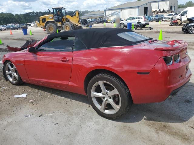 2G1FC3D35D9227938 - 2013 CHEVROLET CAMARO LT RED photo 2