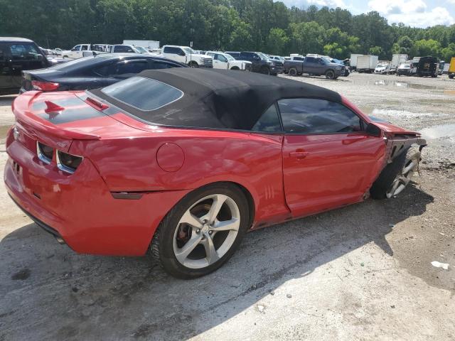 2G1FC3D35D9227938 - 2013 CHEVROLET CAMARO LT RED photo 3