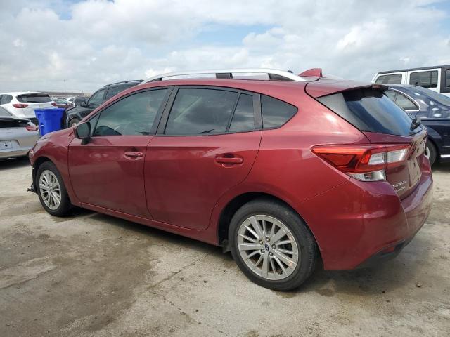 4S3GTAD69J3731990 - 2018 SUBARU IMPREZA PREMIUM PLUS BURGUNDY photo 2