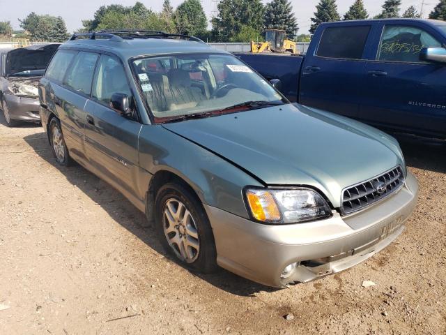 4S3BH675147604658 - 2004 SUBARU LEGACY OUTBACK AWP 青绿色 照片 4