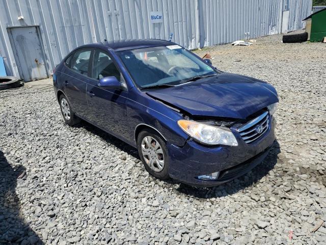 KMHDU4AD1AU905786 - 2010 HYUNDAI ELANTRA BLUE BLUE photo 4