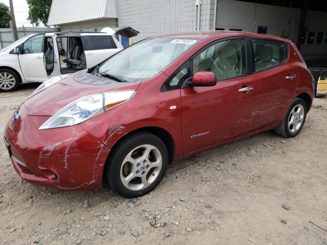 JN1AZ0CP5CT024920 - 2012 NISSAN LEAF SV RED photo 1