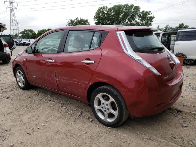 JN1AZ0CP5CT024920 - 2012 NISSAN LEAF SV RED photo 2