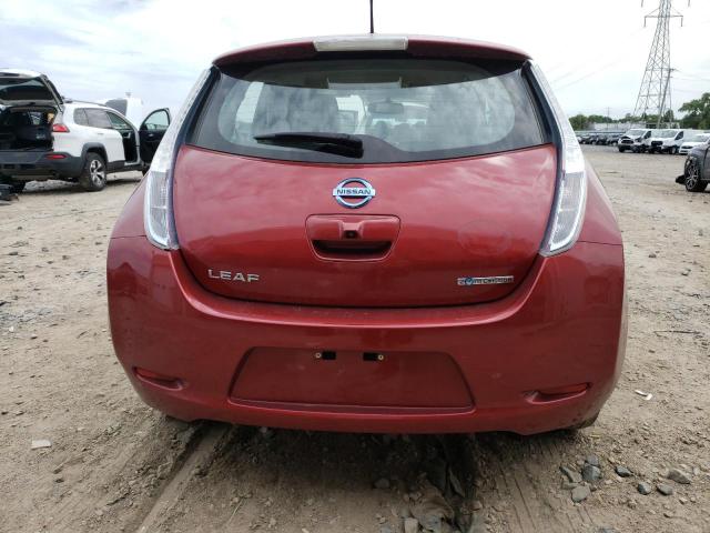 JN1AZ0CP5CT024920 - 2012 NISSAN LEAF SV RED photo 6