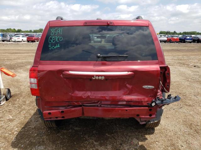 1C4NJPFA8GD634588 - 2016 JEEP PATRIOT LATITUDE RED photo 6