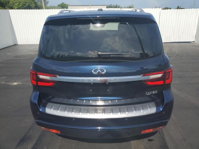 JN8AZ2AF2M9719944 - 2021 INFINITI QX80 LUXE BLUE photo 6