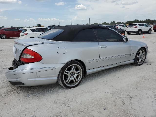 WDBTK72F48T098573 - 2008 MERCEDES-BENZ CLK 550 SILVER photo 3