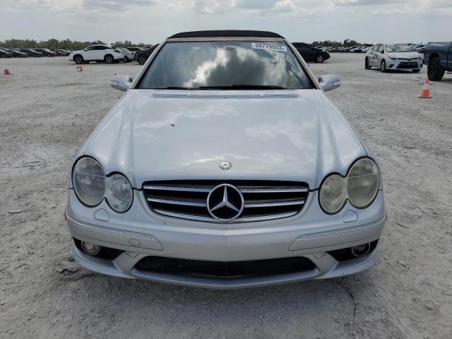 WDBTK72F48T098573 - 2008 MERCEDES-BENZ CLK 550 SILVER photo 5