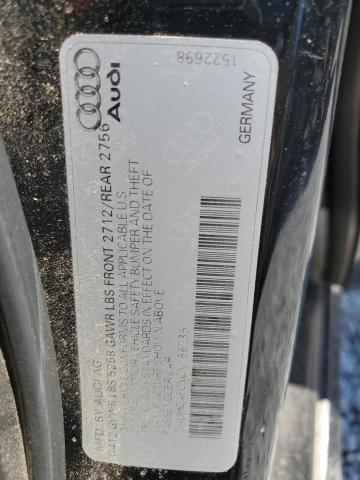 WAUHGAFCXCN156735 - 2012 AUDI A6 PRESTIGE შავი ფოტო 13